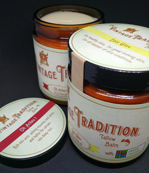 Large Jars of Epic Glow and Oh Aches! Tallow Balm with Green Pasture® Oils