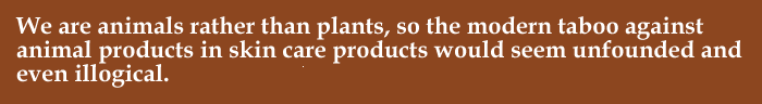 We are animals rather than plants....